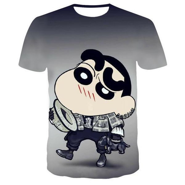 

cartoon cute boy crayon shinchan summer boys girls costumes street cartoon 3d print shirts hentai anime horror men clothing