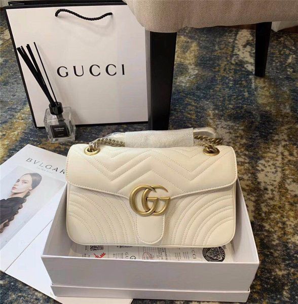 

designer gg marmont bag luxury 443497 handbags women handbags original soft sheepskin genuine leather women shoulder fashion bee bags