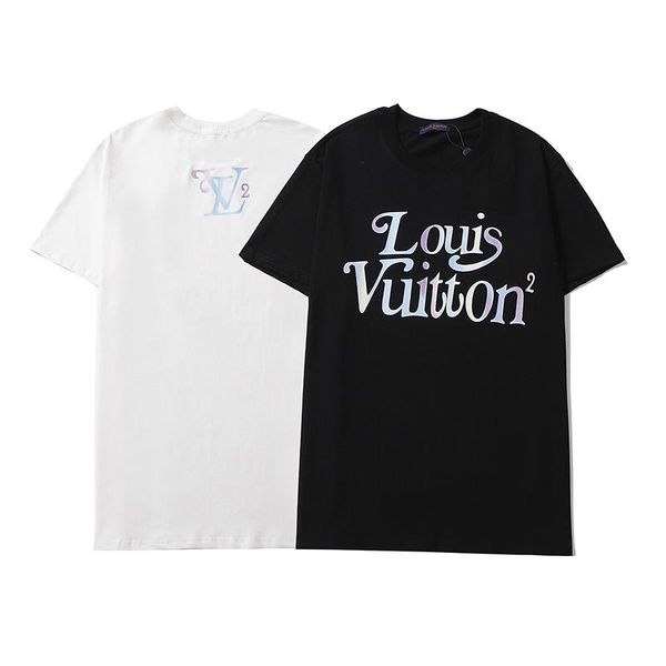 

new mens designer t shirt summer breathable loose t shirts for men and women couple designer hip hop streetwear fashion short sleeve, White;black