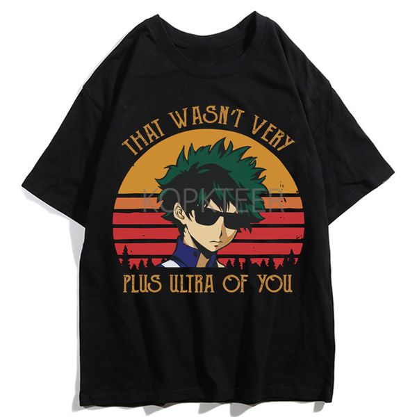 

my hero academia all might deku midoriya izuku bakugou men t-shirts anime cartoon print harajuku ullzang summer tees male