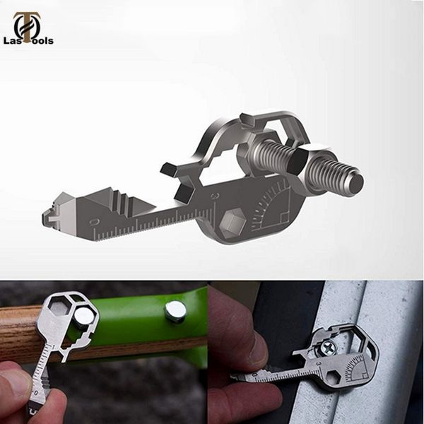 

multi tool key survival camping universal stainless steel pocket size travel keychain wrench multifunctional outdoor utility