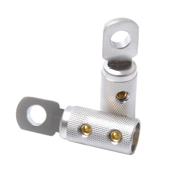 

1 pair wire coupler butt terminal connector 4ga awg joiner barrel set screw
