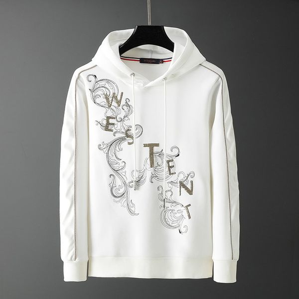 

men 2020 new arrival spring autumn men sweatshirt fleece brand hoodie casual mens sportswear male pullover hoodie mens jumper, Black