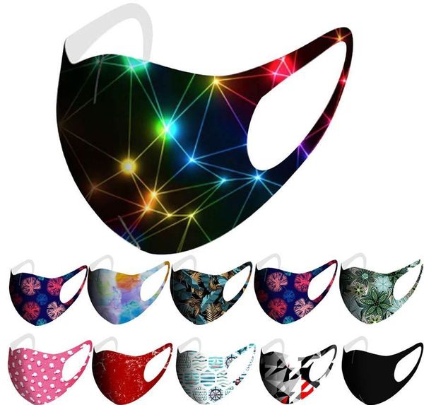 

japanese washable fashion silk ice print net mask feeling face facemask cool mask masks face cartoon pattern red xhlight nqszf