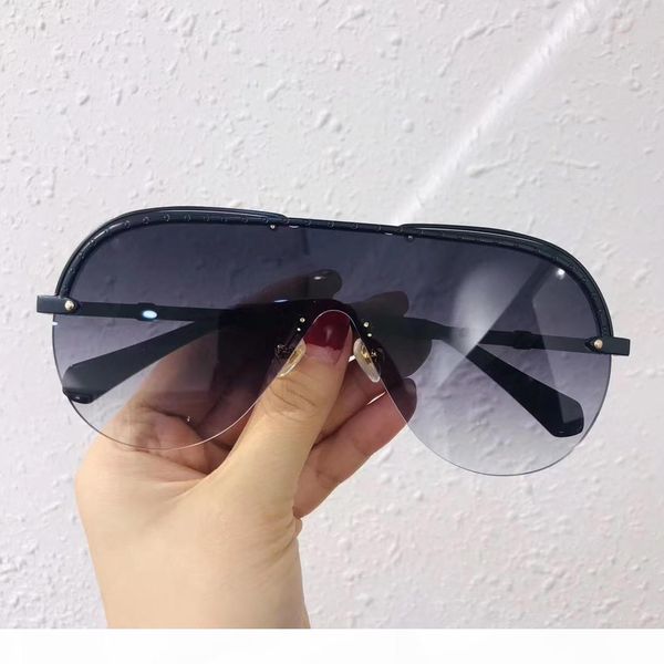 

new sunglasses 1230 sunglass gafas de sol sunglass ways ellipse box sunglasses men women sun glasses color oculos with box, White;black