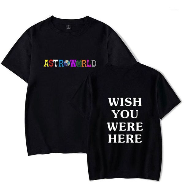 

neck summer male clothing mens designer astroworld tshirts fashion short sleeved tees mens letters o, White;black
