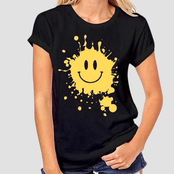 

forrest gump splash smile 1 black t shirt-2397a