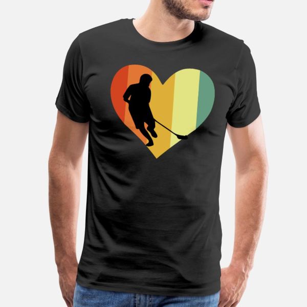 

retro floor ball heart design t shirt men design 100% cotton s-3xl novelty fitness breathable spring autumn pictures shirt