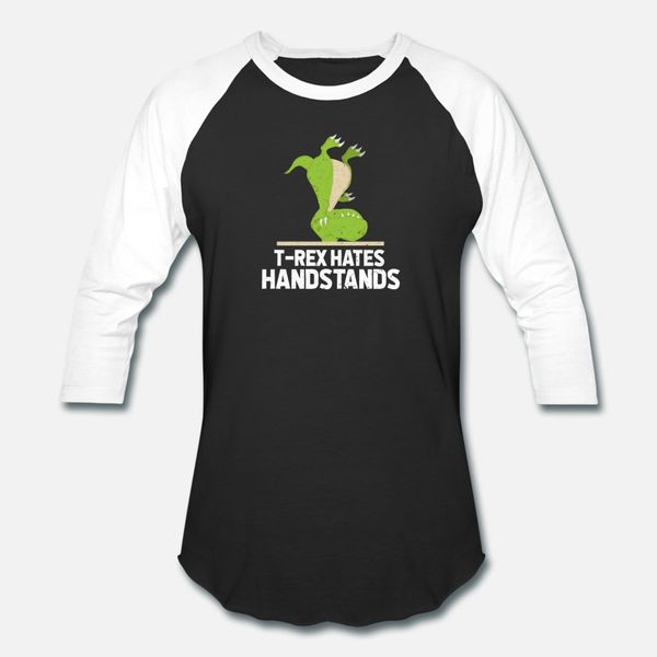 

t rex hates handstands dinosaur t shirt men designer tee shirt s-xxxl novelty cute comical spring autumn vintage shirt