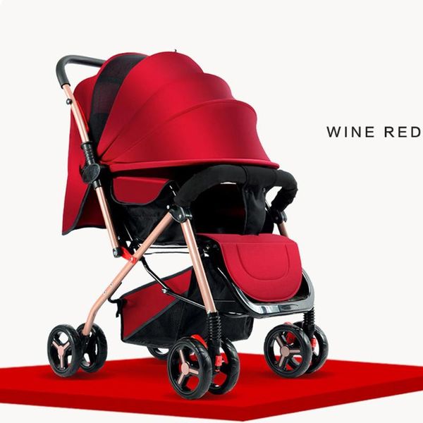 

baby stroller two-way can sit reclining ultra light portable folding 0/1-3 year old child four wheel bb baby umbrella car
