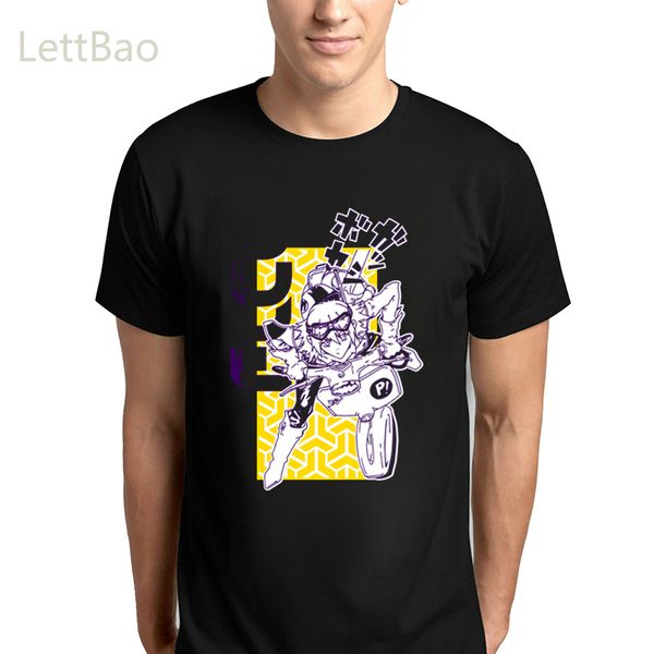 

casual ulzzang tshirt k q art jojo's bizarre adventure anime printed tshirts jojo giorno giovanna harajuku male tshirts