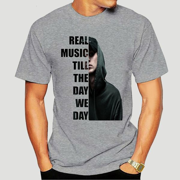

real music nf t shirt nf american rapper t shirt white or red men women-0782a