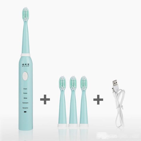 

dilip electric toothbrush charging acoustic 5-step adjustment children household waterproof soft hair whitening toothbrush