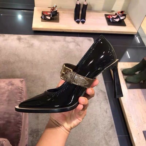 

summer shoes woman 2020 black patent leather women pumps pointy toe high heels chaussures femme new designer ladies shoes