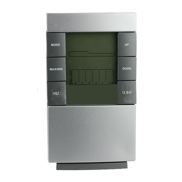 

внутренний электронный бытовой термометр электронный гигрометр с часами времени подсветки прогноза погода сигнализации