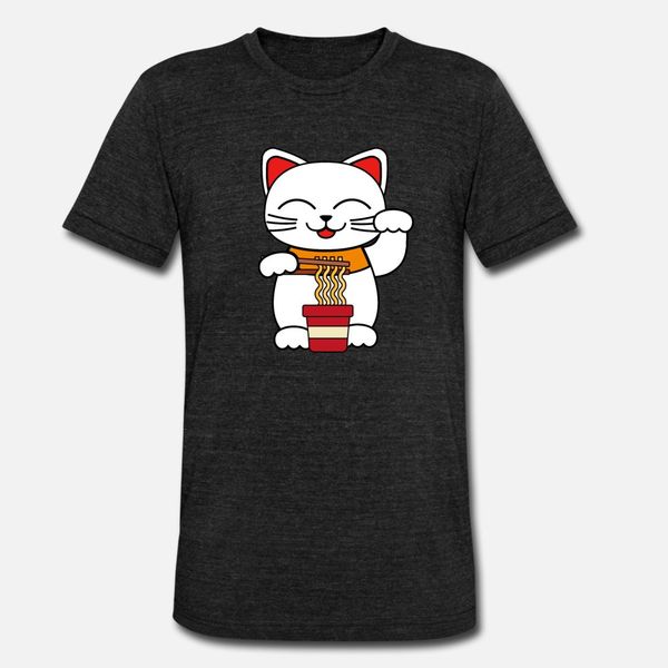 

ramen lucky cat t shirt men graphic 100% cotton size s-3xl letter graphic comical summer unique shirt