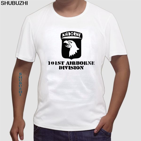 

classic cotton men round collar short sleeve 101st airborne division subdued veteran t-shirt euro size