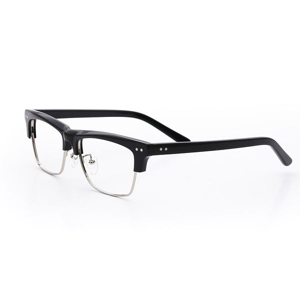 

2020 square eyeglasses eye glasses frame for men women optical myopia prescription clear glasses retro spectacles eyewear frames, Black