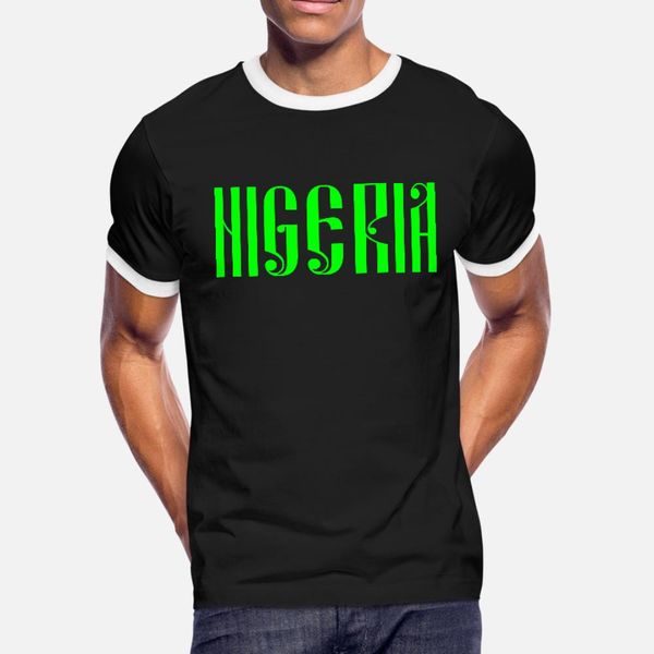 

nigeria 2018 t shirt men crazy cotton o neck crazy comical spring autumn letters