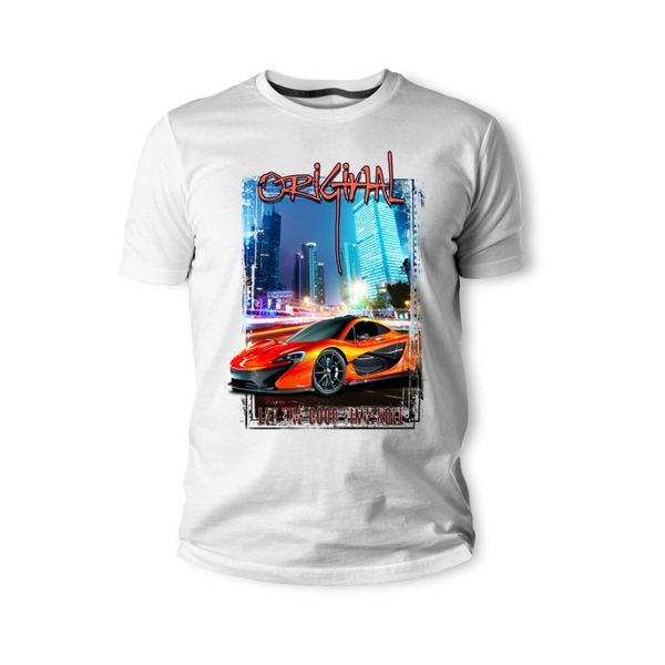 

2019 new men's t shirt t-shirt british classic legend car p1 orange schwarz auto t shirt