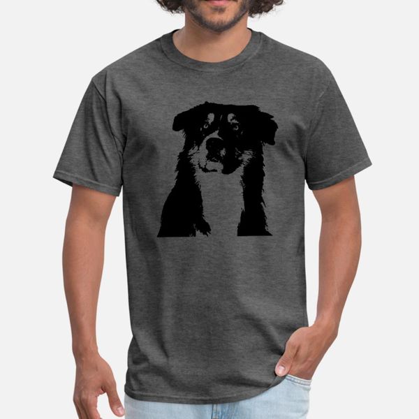 

border collie 4 t shirt men designs 100% cotton s-xxxl letters cute basic spring kawaii shirt