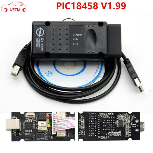 

op com v1.65 v1.78 v1.99 with pic18f458 ftdi op-com obd2 auto diagnostic tool for opcom can bus v1.7 can be flash update
