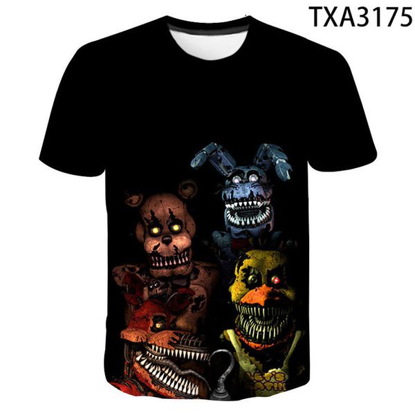

fnaf 3d boy girl printed cool 3d print shirts plus size hentai comics men clothing