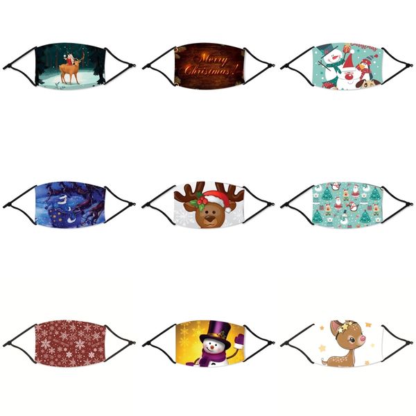 

face christmas masks trump american election supplies dustproof print christmas mask universal forandamerican flag christmas mask sh#58333, Black