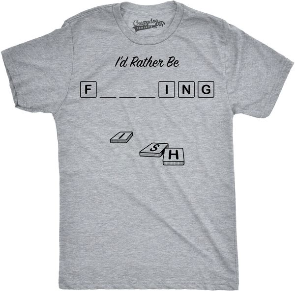 

2019 new summer t-shirt mens rather be fishings funny fill in the blanks gaming nerdy sporting t shirt (g fashion tee shirt