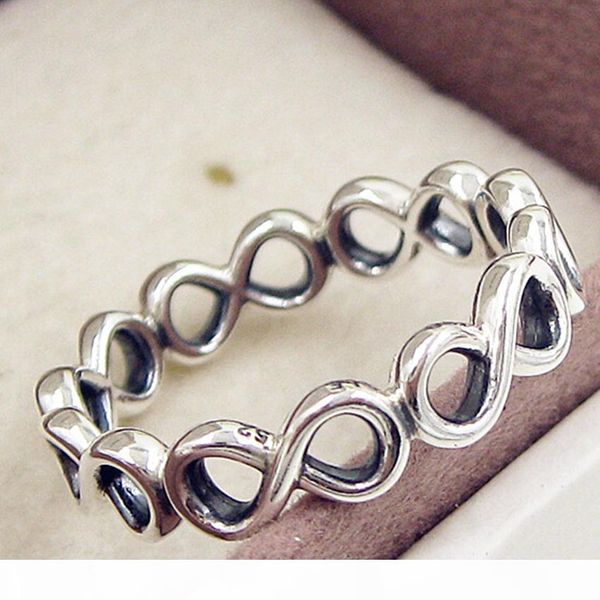 

2016 new 100% 925 sterling silver infinite shine charms ring with clear cz european designer style jewelry charm, Golden;silver