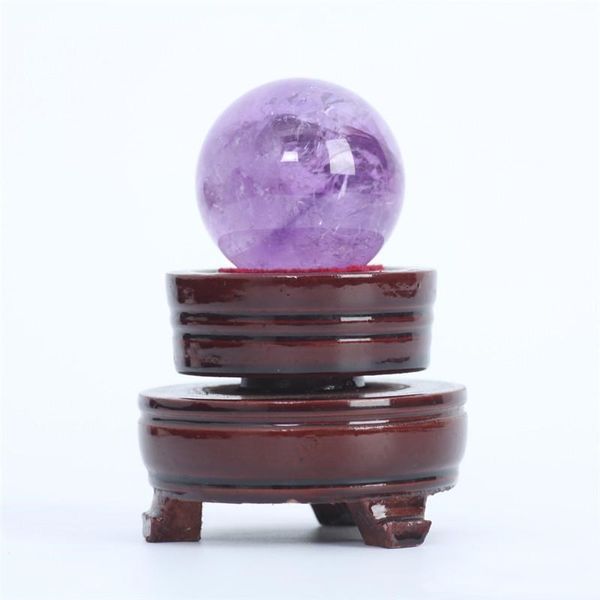 

hjt wholesale crystal home healing small ball decorations natural ball/amethyst sphere gemstone amethyst 100g sale for home2010 zmzmn