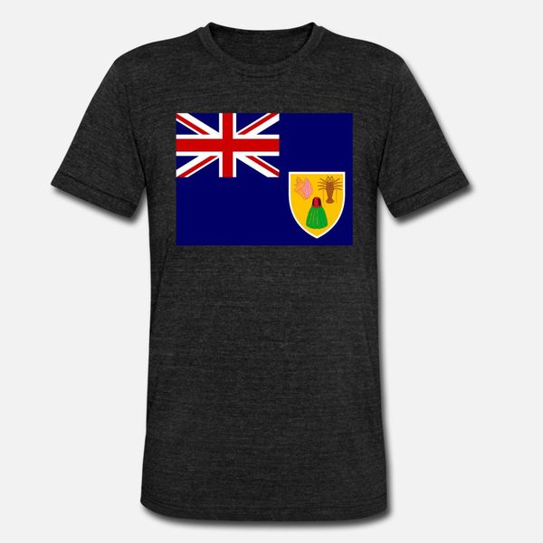 

turks and caicos islands flag t shirt men customized short sleeve euro size s-3xl letter graphic comical summer standard shirt
