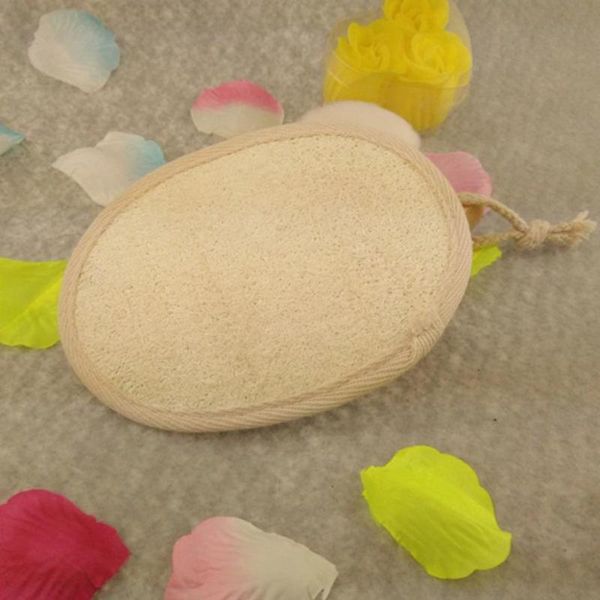 

natural loofah bath shower sponge body scrubber exfoliator washing pad may23