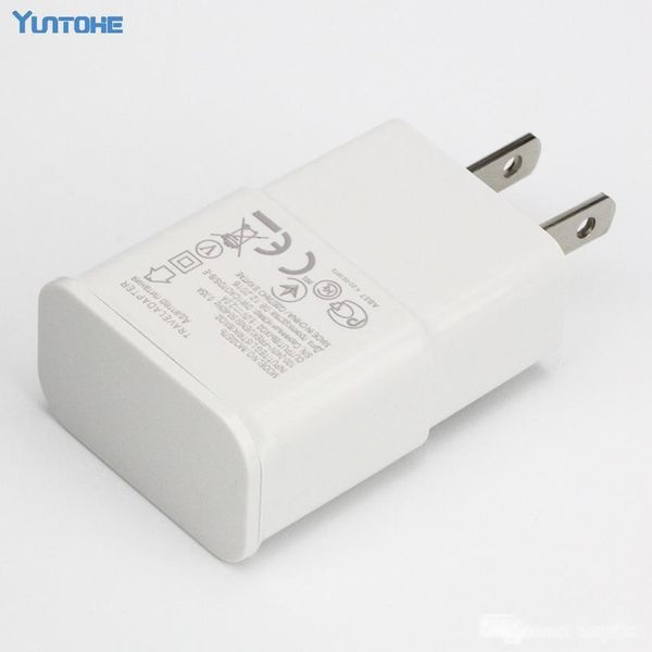 

5v 1a usb charger travel wall charger adapter portable smart mobile phone charger eu plug color black white no logo 100pcs/lot