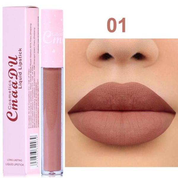 

mate lipstick new long lasting lipstick waterproof matte liquid lip gloss lip liner cosmetics