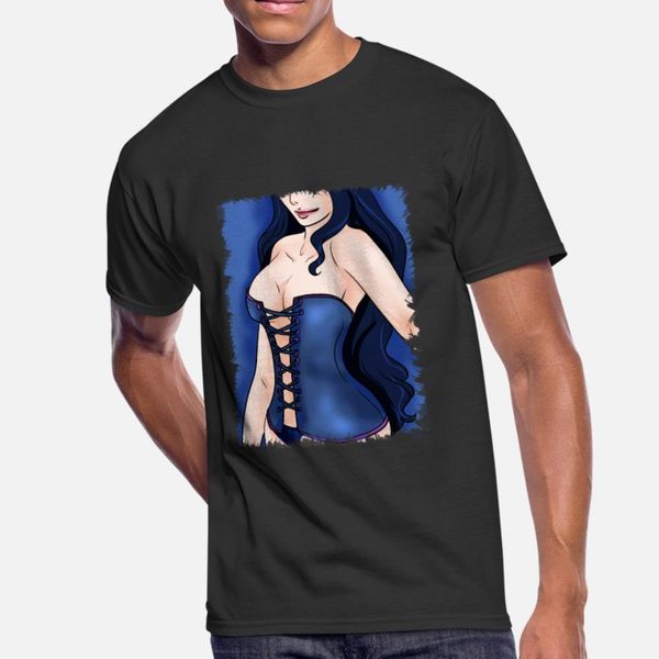 

pretty woman black dessous corset gift present t shirt men designing cotton crew neck novelty anti-wrinkle fashion spring leisure shirt