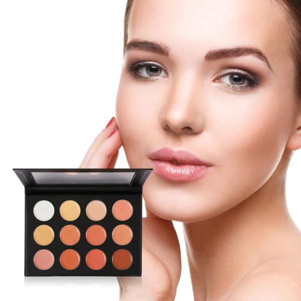 

new trimming cream tray shadow tray nose shadow silhouette concealer tray concealer 12 colors concealer palette