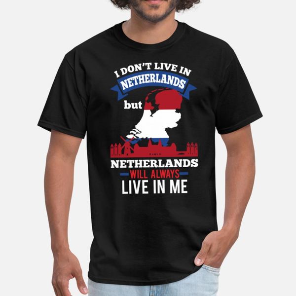 

netherlands lovers gift t shirt men character cotton round collar vintage loose basic spring novelty shirt