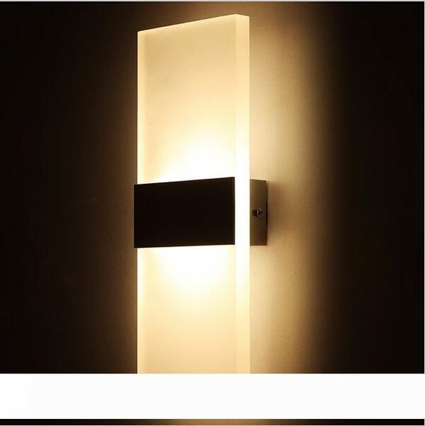 

Modern Acrylic Led Wall Lights Up Down Wall Sconces Bedside Lamp for Kitchen Restaurant Living Bedroom Living Room Lamp Led Bathroom Light