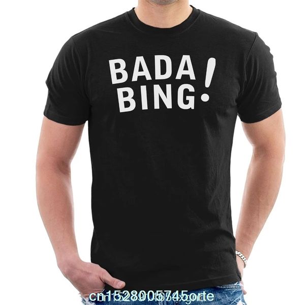 

printed funny 2020 camiseta bada bing the sopranos men's t-shirt 100% cotton o-neck short-sleeve women t-shirt
