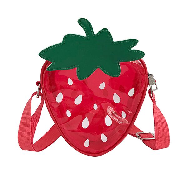

shoulder bags 2021 fashion women bag strawberry shape crossbody for zipper adjustable strap messenger sac a main