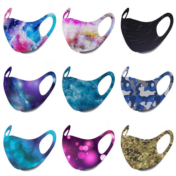 

starry sky mask 3d mask dustproof printing sponge fabric washable#967#632