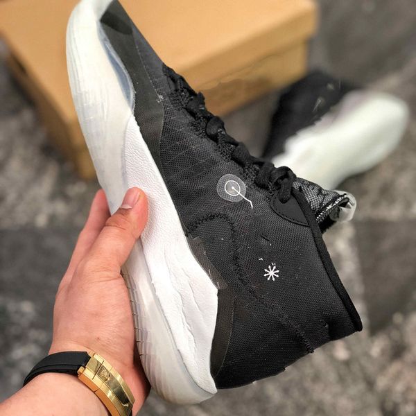 

12 the day one ar4229 001 with black metallic silver white size 40-46 2020 mens basketball shoes new arrival, White;red