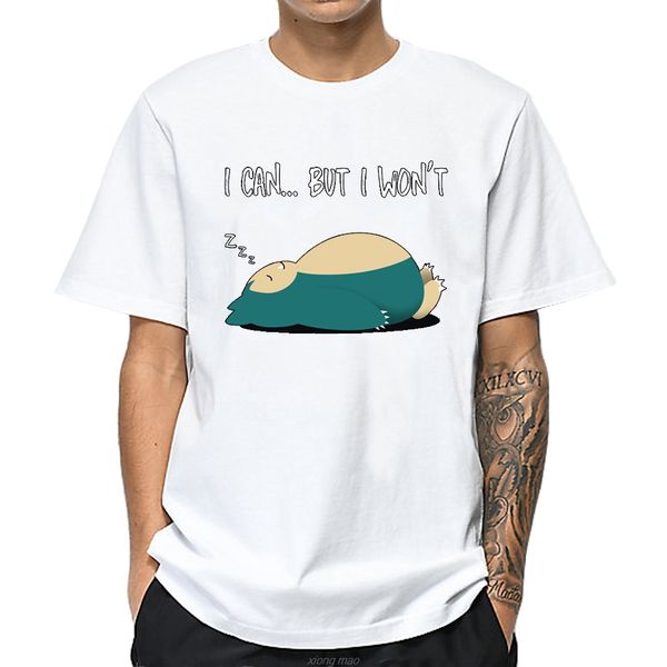 

funny tshirts men t-shirt men i can but i won't print white t shirt harajuku anime tee shirt