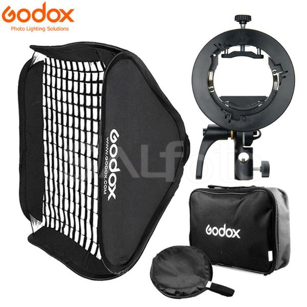 

godox s2 speedlite bracket honeycomb grid softbox s-type bowens flash holder mount fr godox v1 v860ii ad200 ad400pro600685