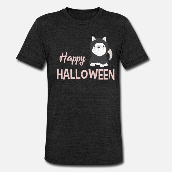 

frenchie reaper halloween french bulldog t shirt men customized tee shirt round collar male anti-wrinkle new style summer formal shirt