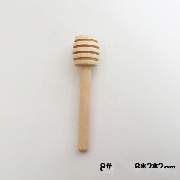 

8cm 10cm 15cm 16cm long handle mini wooden honey dippers honey jar stick coffee spoon stick collect and dispense honey tools