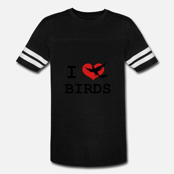 

i love birds t shirt men personalized short sleeve round neck homme sunlight funny spring autumn natural shirt