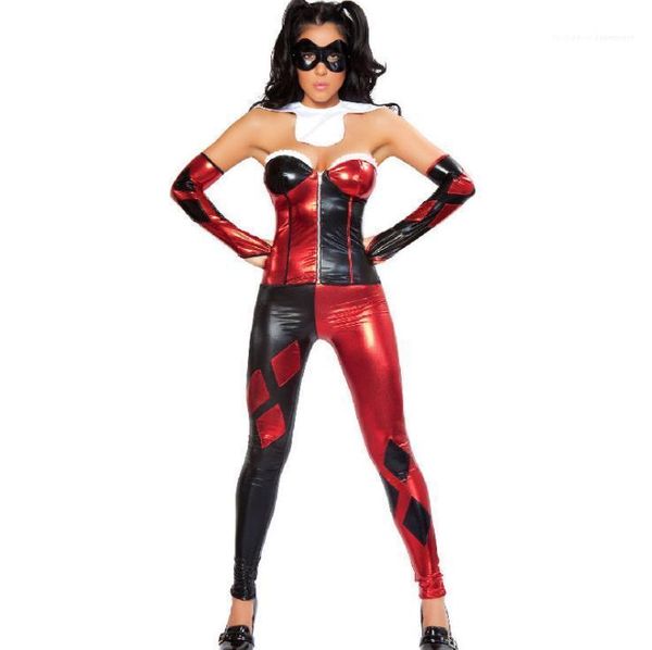 

bodysuits fashion theme costume circus costumes women halloween designer clown, Black;red