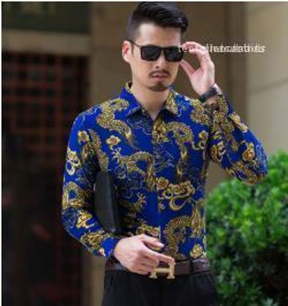

neck дизайнерские мужские рубашки с длинным рукавом печати вскользь tees мода дышащий топы мужской одежды тонкий отворотом, White;black
